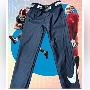 Nike Dri Fit Sports Pants with White Swoosh